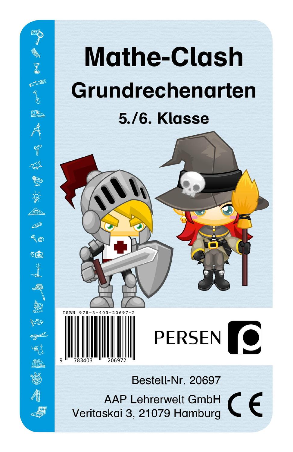 Cover: 9783403206972 | Mathe-Clash: Grundrechenarten | 5. / 6. Klasse | Liv von Halen | Spiel