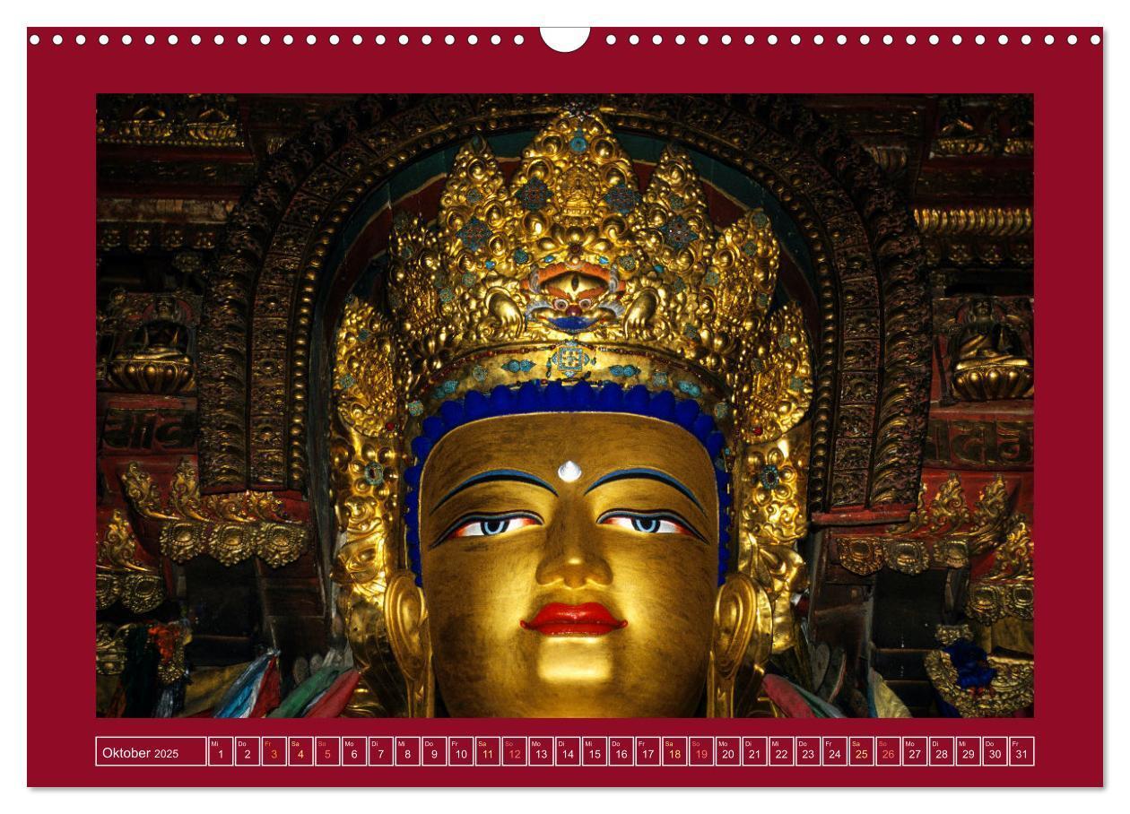 Bild: 9783457136645 | Buddhas &amp; Bhodisattvas (Wandkalender 2025 DIN A3 quer), CALVENDO...