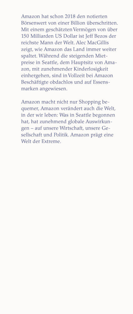 Bild: 9783103974560 | Ausgeliefert | Amerika im Griff von Amazon | Alec MacGillis | Buch