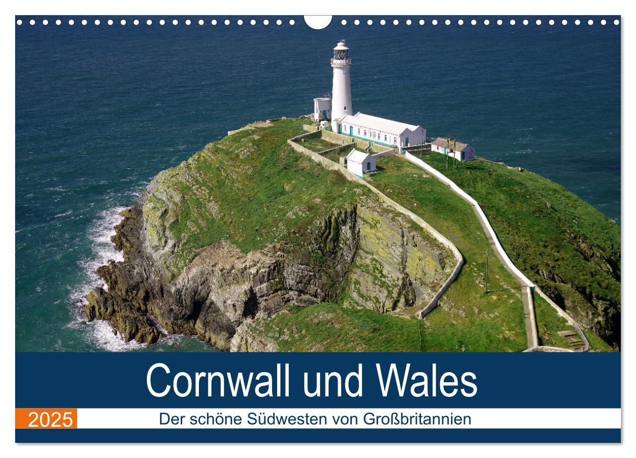 Cover: 9783435416646 | Cornwall und Wales (Wandkalender 2025 DIN A3 quer), CALVENDO...