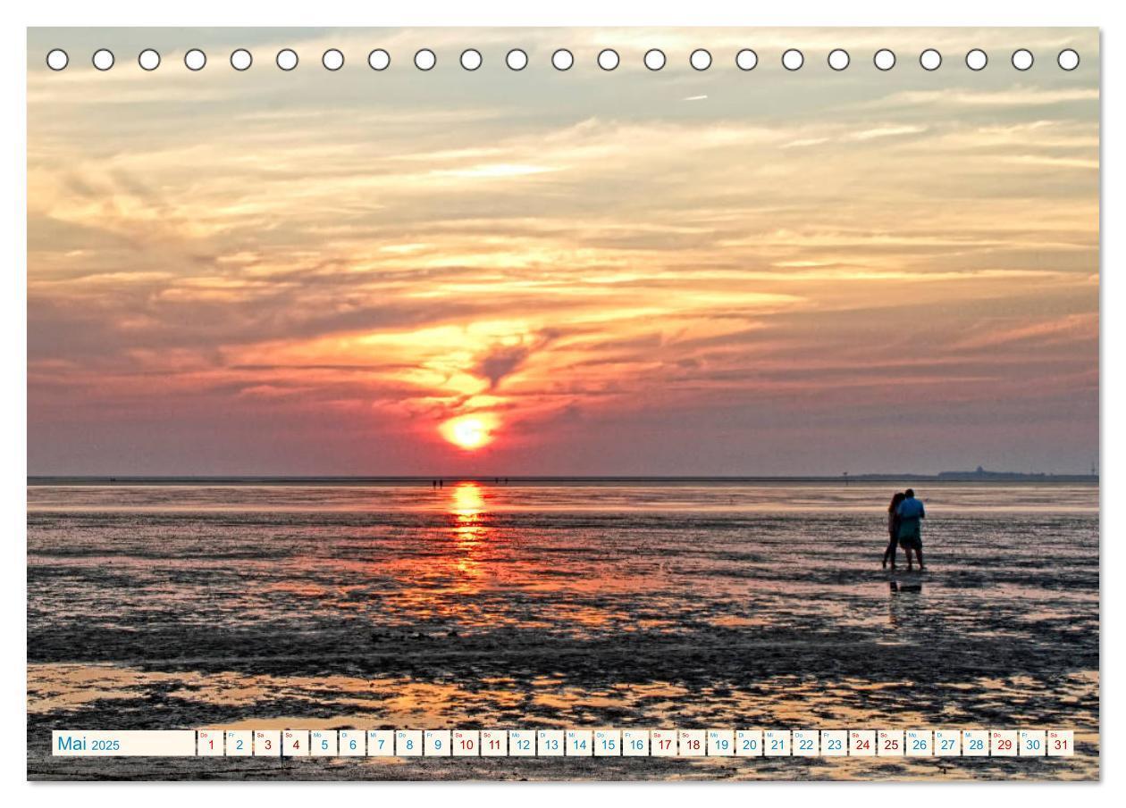 Bild: 9783435416226 | Sonnenuntergänge, an der Nordseeküste vor Cuxhaven (Tischkalender...