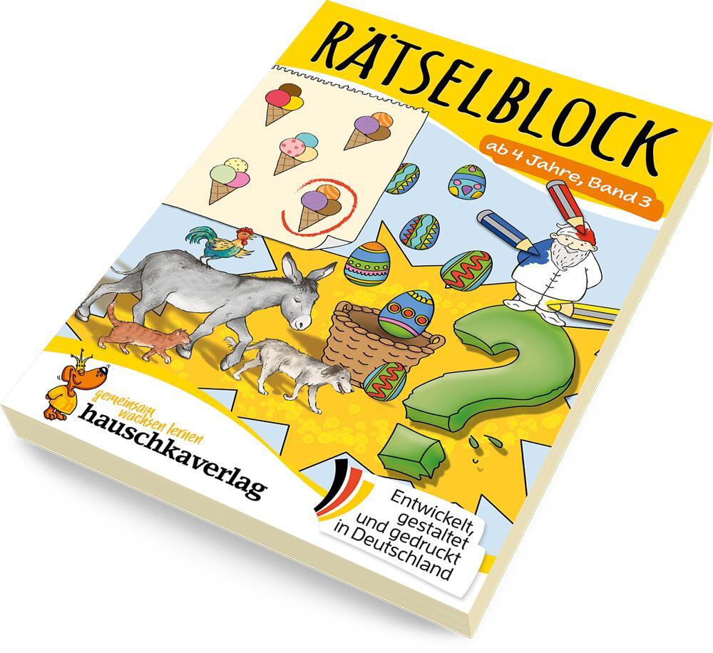 Bild: 9783881006477 | Rätselblock ab 4 Jahre - Band 3 | Agnes Spiecker | Taschenbuch | 2023