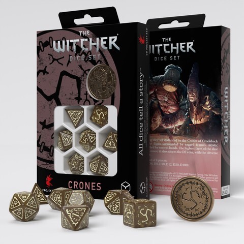 Cover: 5907699496969 | The Witcher Dice Set. Crones - Weavess | Q-workshop