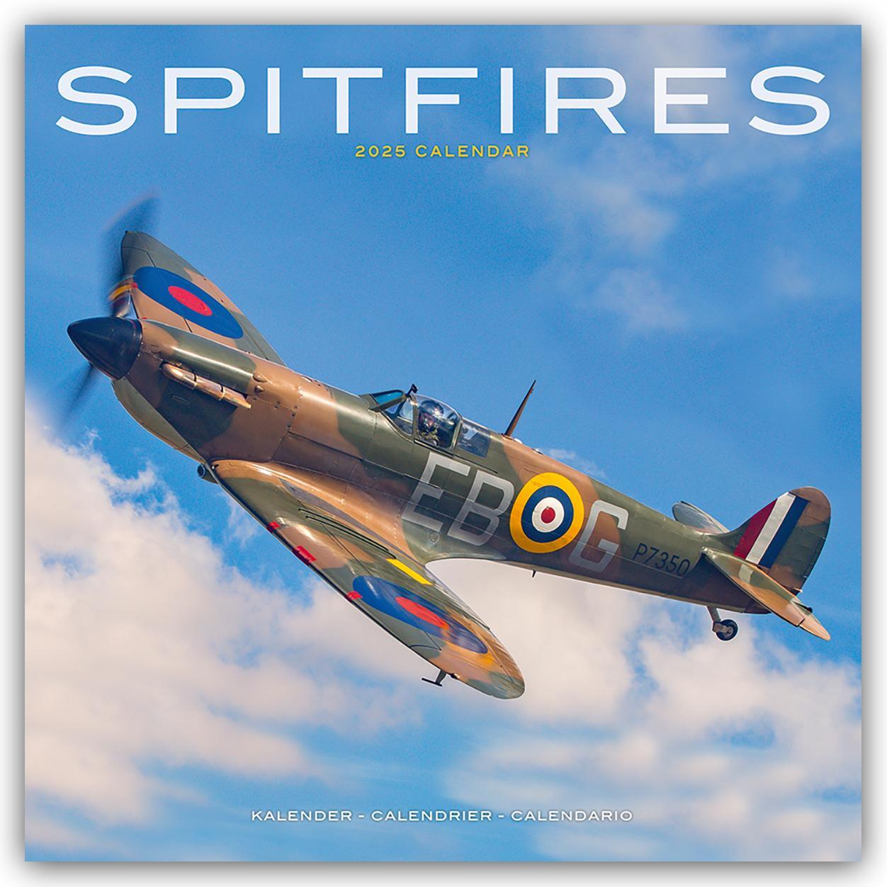 Cover: 9781804604885 | Spitfires - Spitfire - Britisches Jagdflugzeug 2025 | Ltd | Kalender