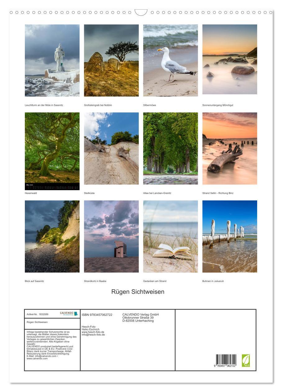 Bild: 9783457062722 | Rügen Sichtweisen (Wandkalender 2025 DIN A2 hoch), CALVENDO...