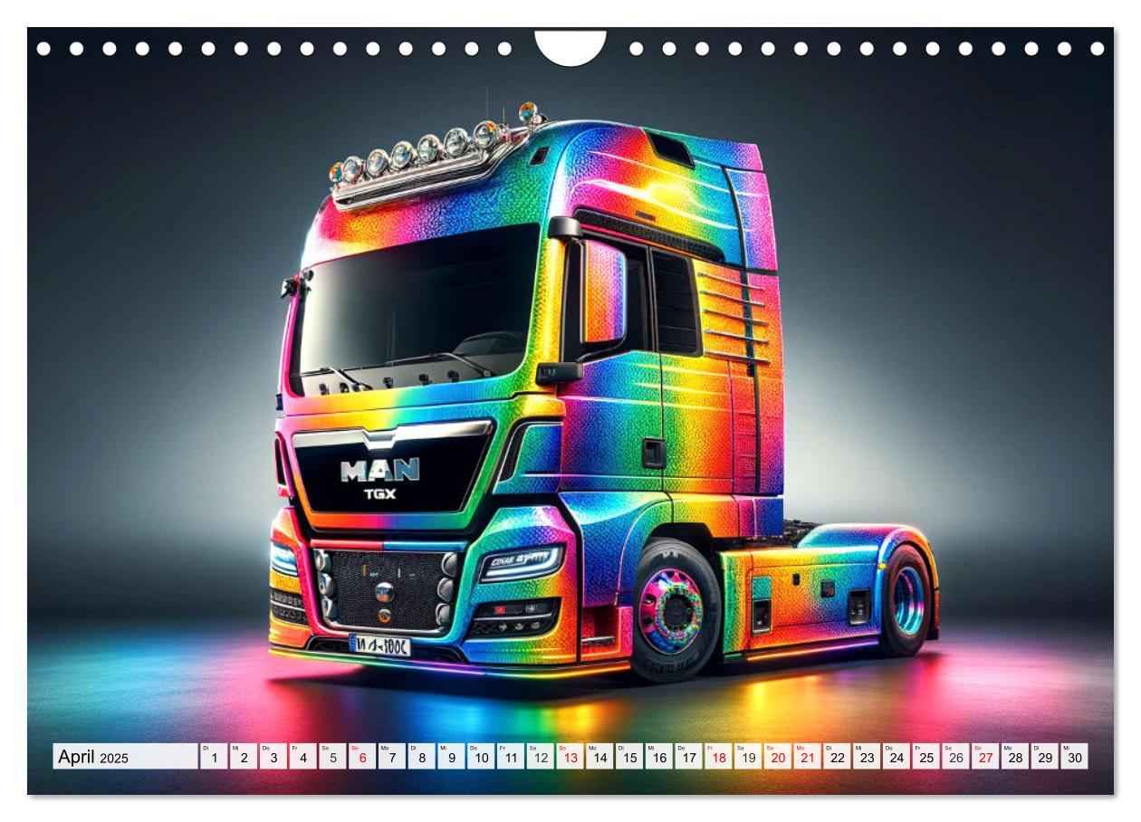 Bild: 9783383770074 | Faszination Truck: KI-Designs von Lack und Leistung (Wandkalender...