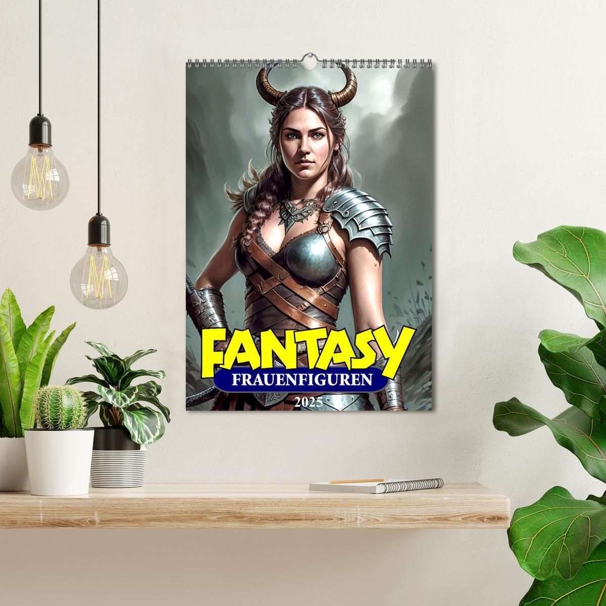 Bild: 9783457155165 | Fantasy-Frauenfiguren (Wandkalender 2025 DIN A3 hoch), CALVENDO...