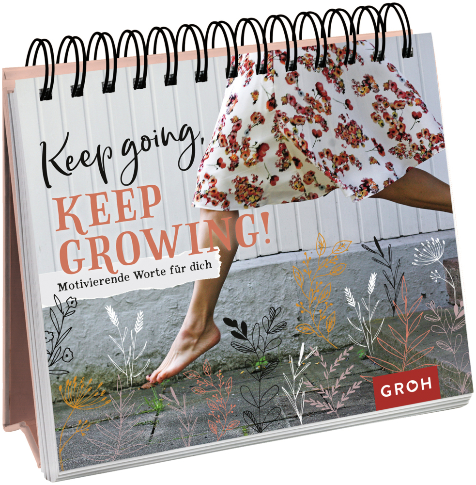 Cover: 9783848524518 | Keep going, keep growing! | Motivierende Worte für dich | Groh Verlag