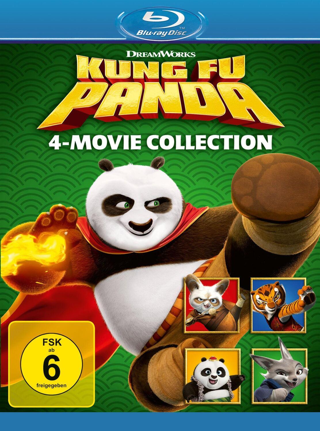 Cover: 5053083268923 | Kung Fu Panda - 1-4 Collection | Blu-ray Disc | 4 Blu-ray Discs | 2024