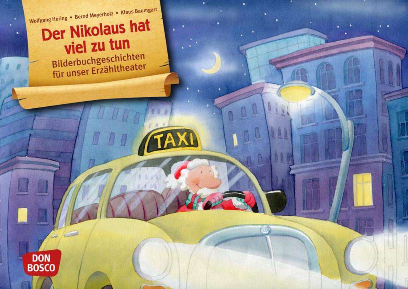 Cover: 4260179513640 | Der Nikolaus hat viel zu tun. Kamishibai Bildkartenset. | Box | 2017