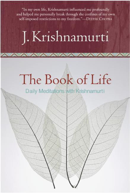 Cover: 9780060648794 | The Book of Life | Daily Meditations with Krishnamurti | Krishnamurti