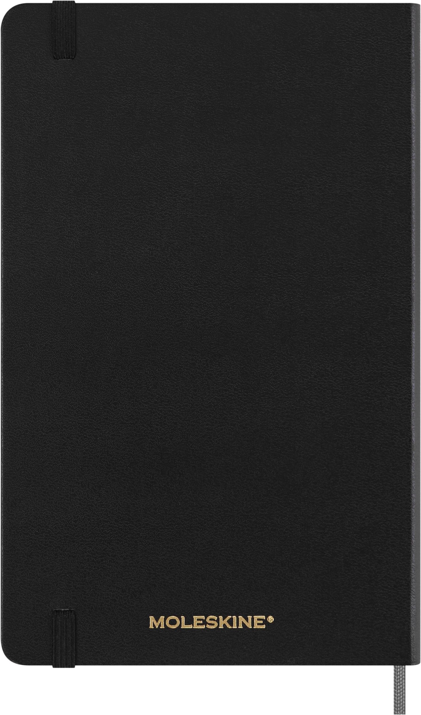 Bild: 8056999274450 | Moleskine Holiday Notizbuch, L/A5, Liniert, fester Einband, Schwarz