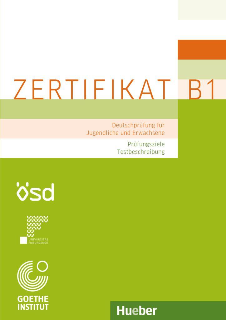 Cover: 9783190318681 | Zertifikat B1. Prüfungsziele, Testbeschreibung | Glaboniat (u. a.)