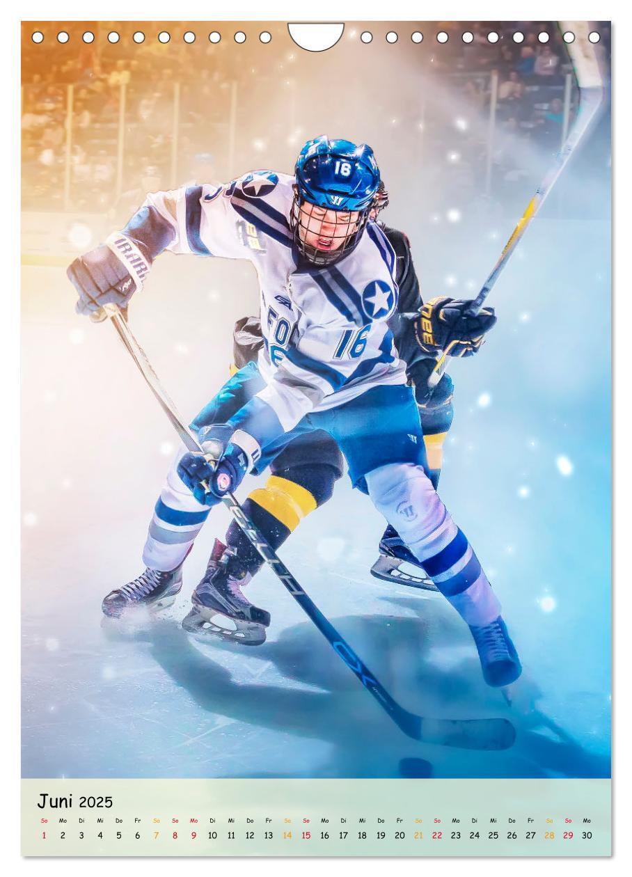 Bild: 9783435911011 | Eishockey Leidenschaft (Wandkalender 2025 DIN A4 hoch), CALVENDO...