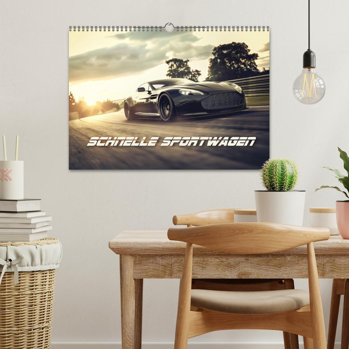 Bild: 9783383796111 | Schnelle Sportwagen (Wandkalender 2025 DIN A3 quer), CALVENDO...