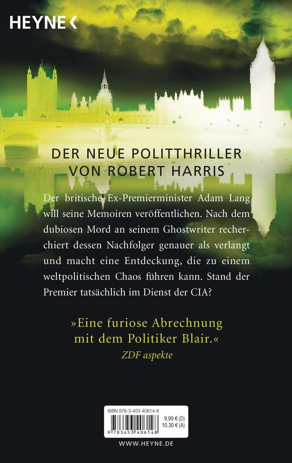 Bild: 9783453406148 | Ghost | Robert Harris | Taschenbuch | Deutsch | 2008 | Heyne