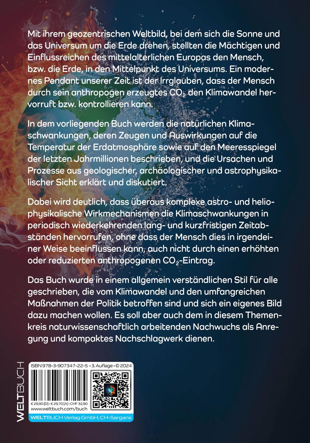 Rückseite: 9783907347225 | Der natürliche Klimawandel | Stefan Uhlig | Taschenbuch | 340 S.