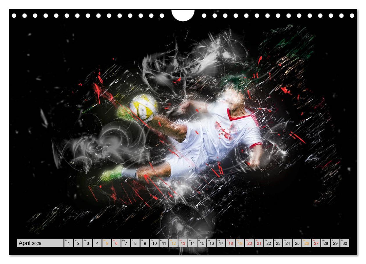 Bild: 9783435161546 | Fußball - extrem (Wandkalender 2025 DIN A4 quer), CALVENDO...