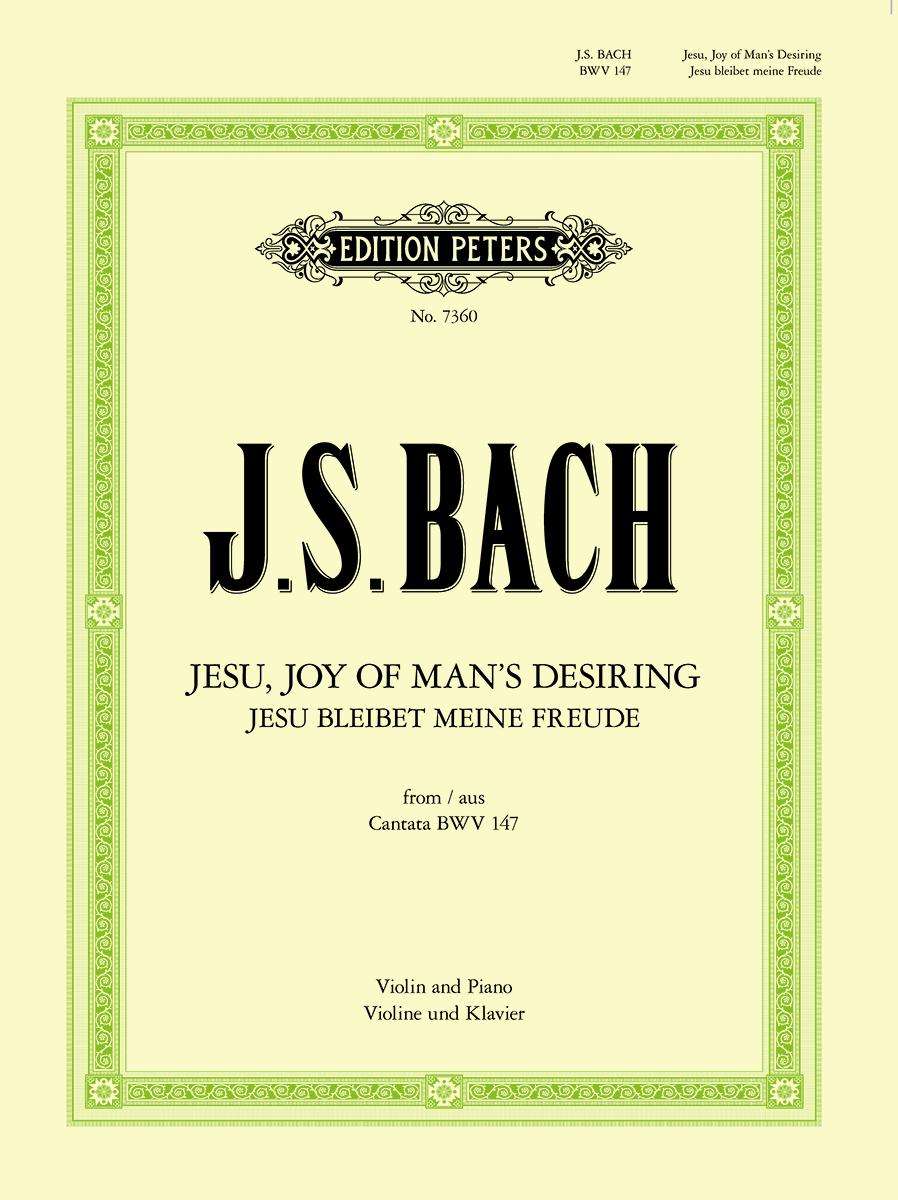 Cover: 9790577080659 | Jesu, Joy of Man's Desiring (Arranged for Violin and Piano) | Sheet