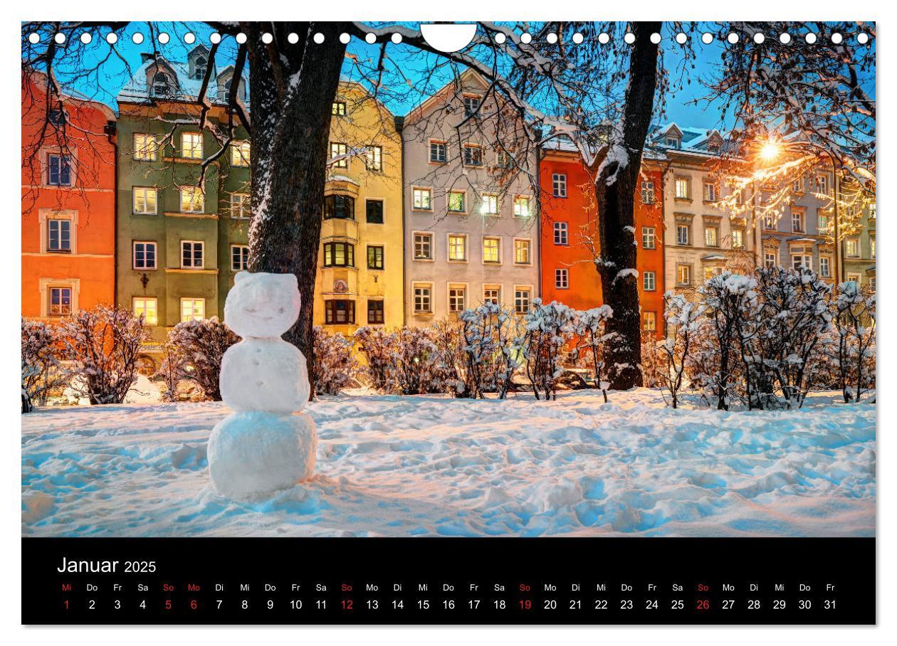 Bild: 9783435277384 | Innsbruck - Capital of the Alps (Wandkalender 2025 DIN A4 quer),...