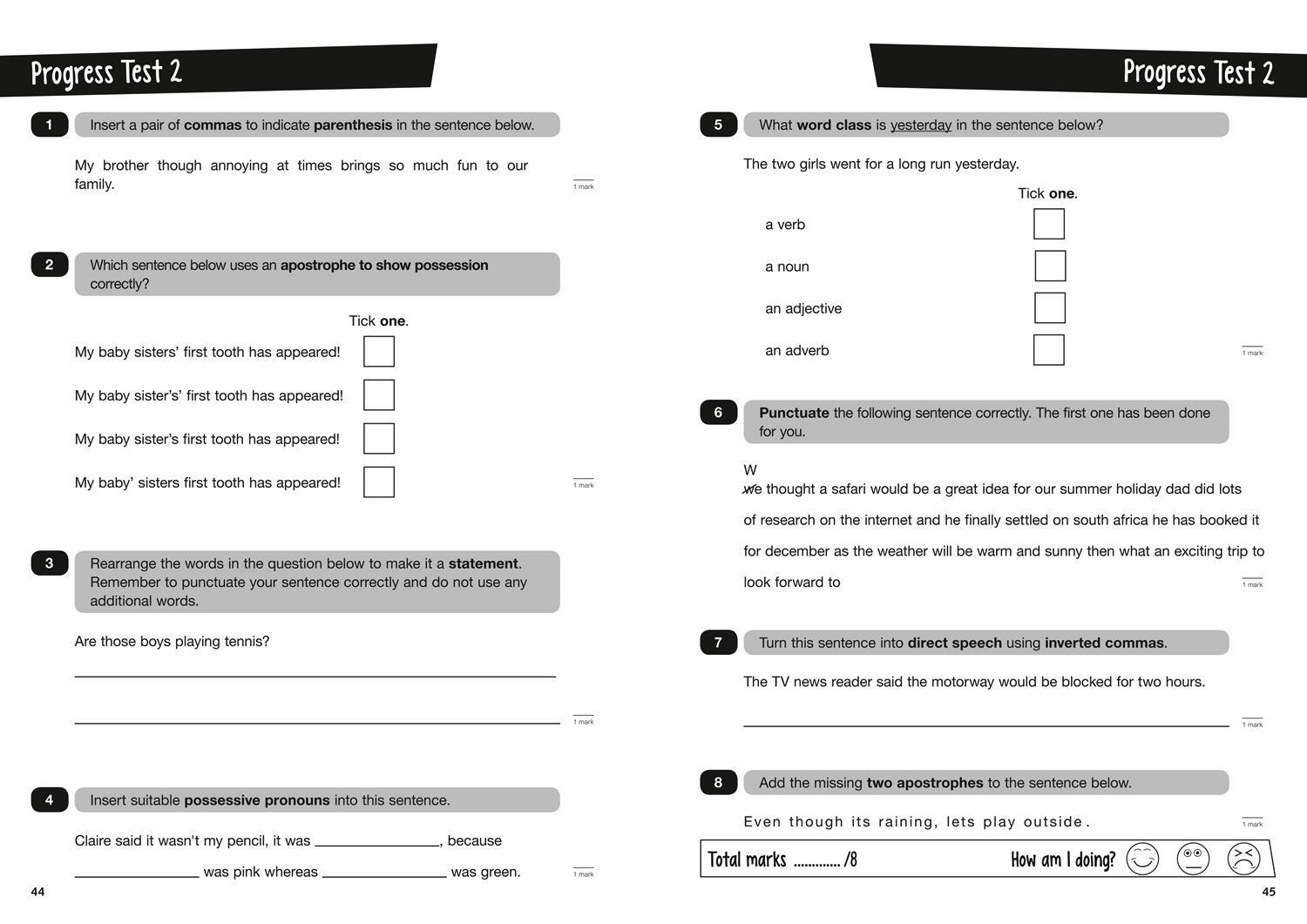 Bild: 9780008201609 | KS2 Grammar, Punctuation and Spelling SATs Practice Question Book