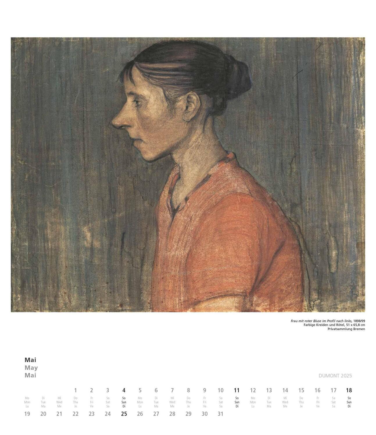 Bild: 4250809653990 | Paula Modersohn-Becker 2025 - Kunstkalender - Wandkalender im...