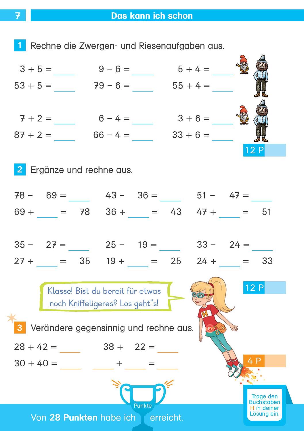 Bild: 9783129496824 | Klett Die Mathe-Helden: Mathe-Testblock So gut bin ich! 3. Klasse