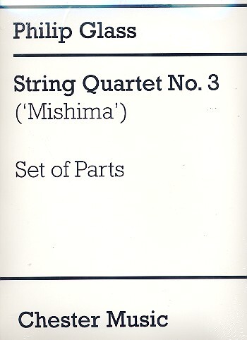 Cover: 5020679518366 | String Quartett No. 3 Mishima | Philip Glass | Stimmensatz