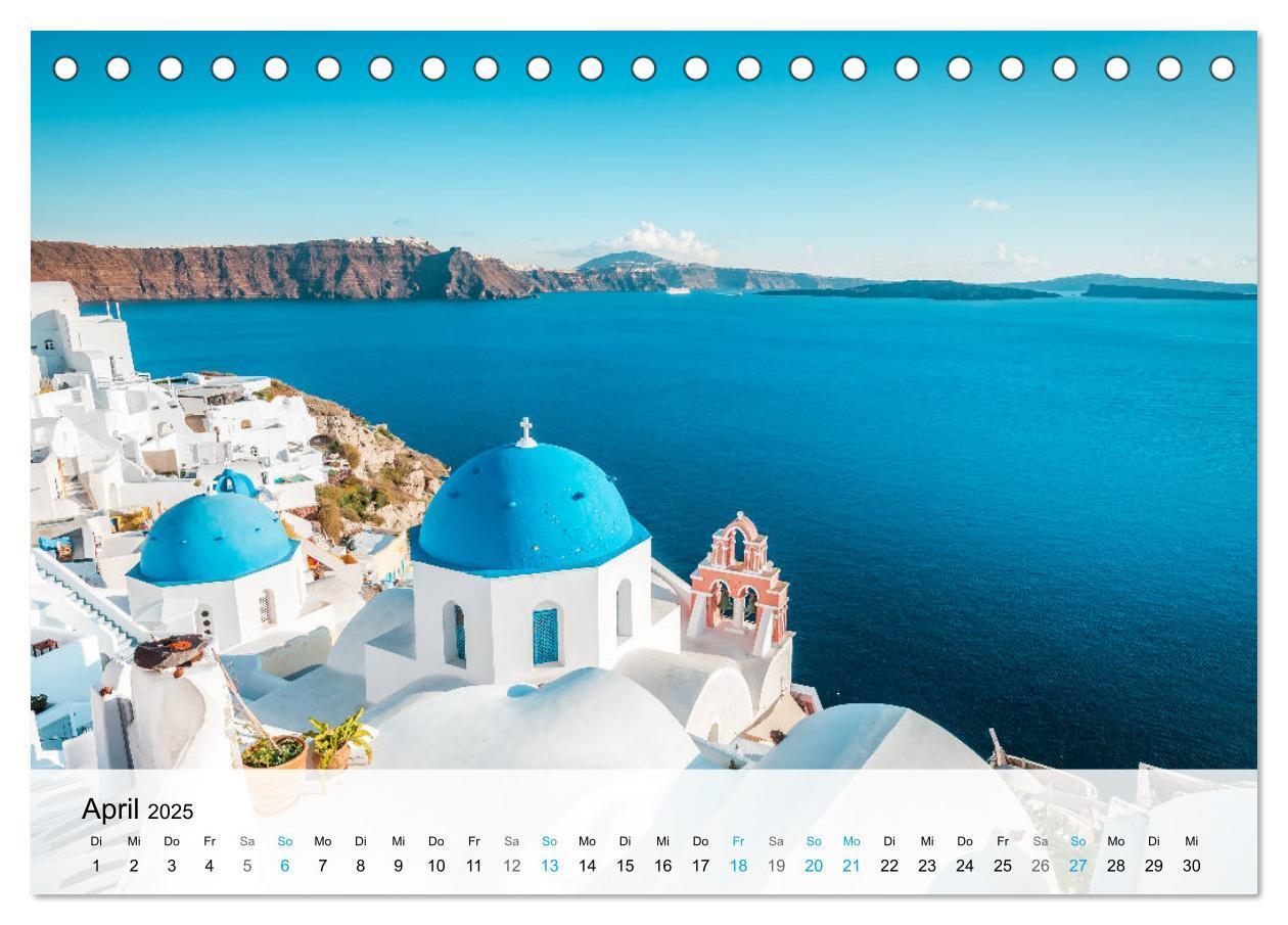 Bild: 9783435107803 | Santorini - Die malerische Kykladeninsel (Tischkalender 2025 DIN A5...