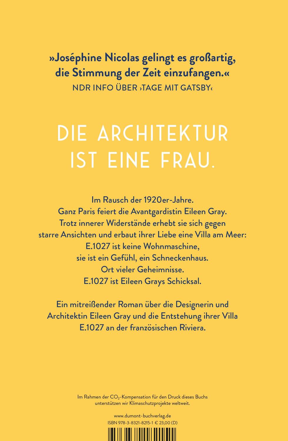 Rückseite: 9783832182151 | Das Haus am Meeresufer | Roman | Joséphine Nicolas | Buch | 416 S.