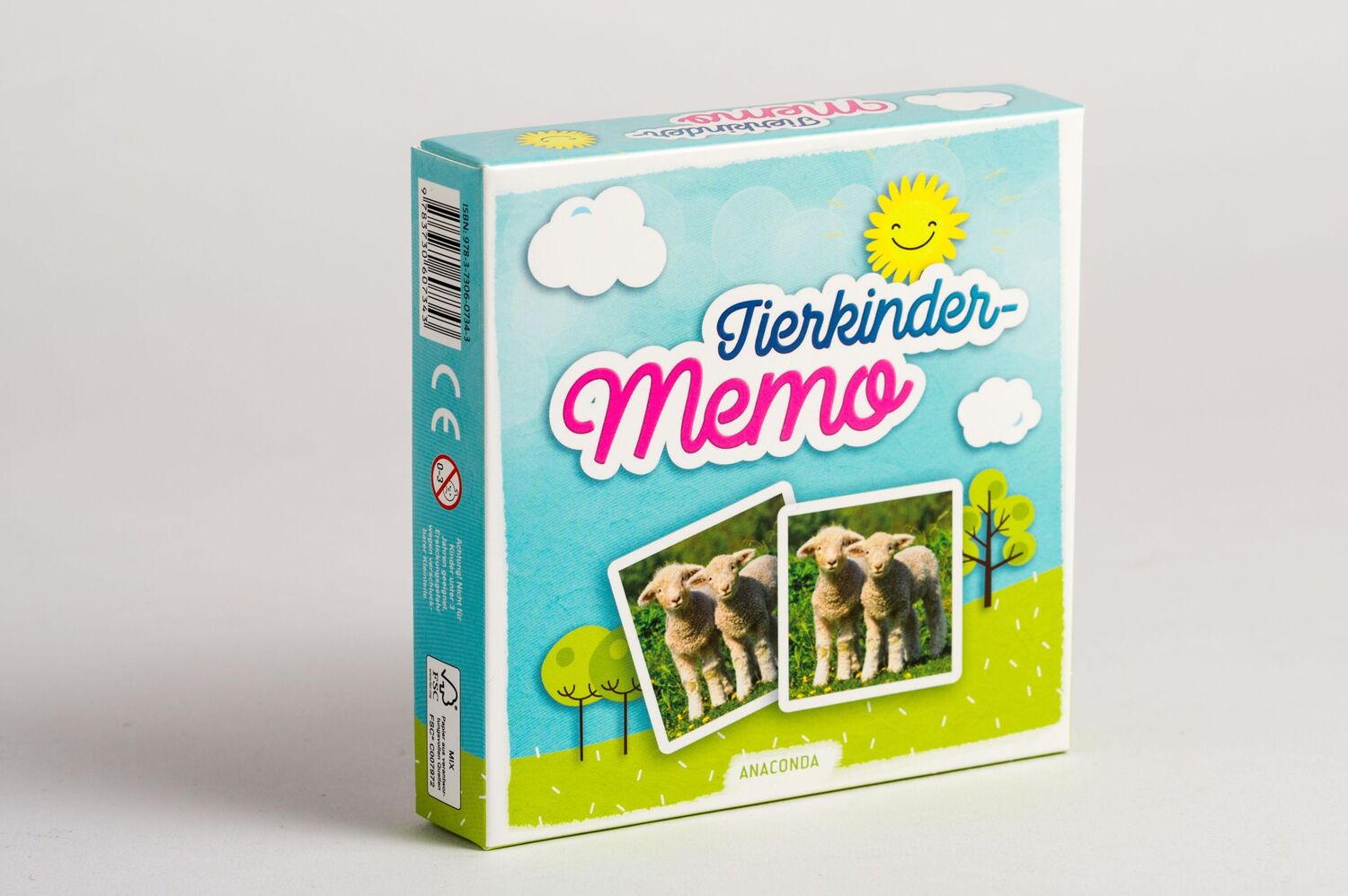 Bild: 9783730607343 | Tierkinder-Memo | 40 Spielkarten im Spielkarton | Stück | 40 S. | 2019