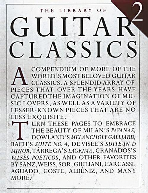 Cover: 9780825616204 | The Library of Guitar Classics 2 | Jerry Willard | Taschenbuch | Buch