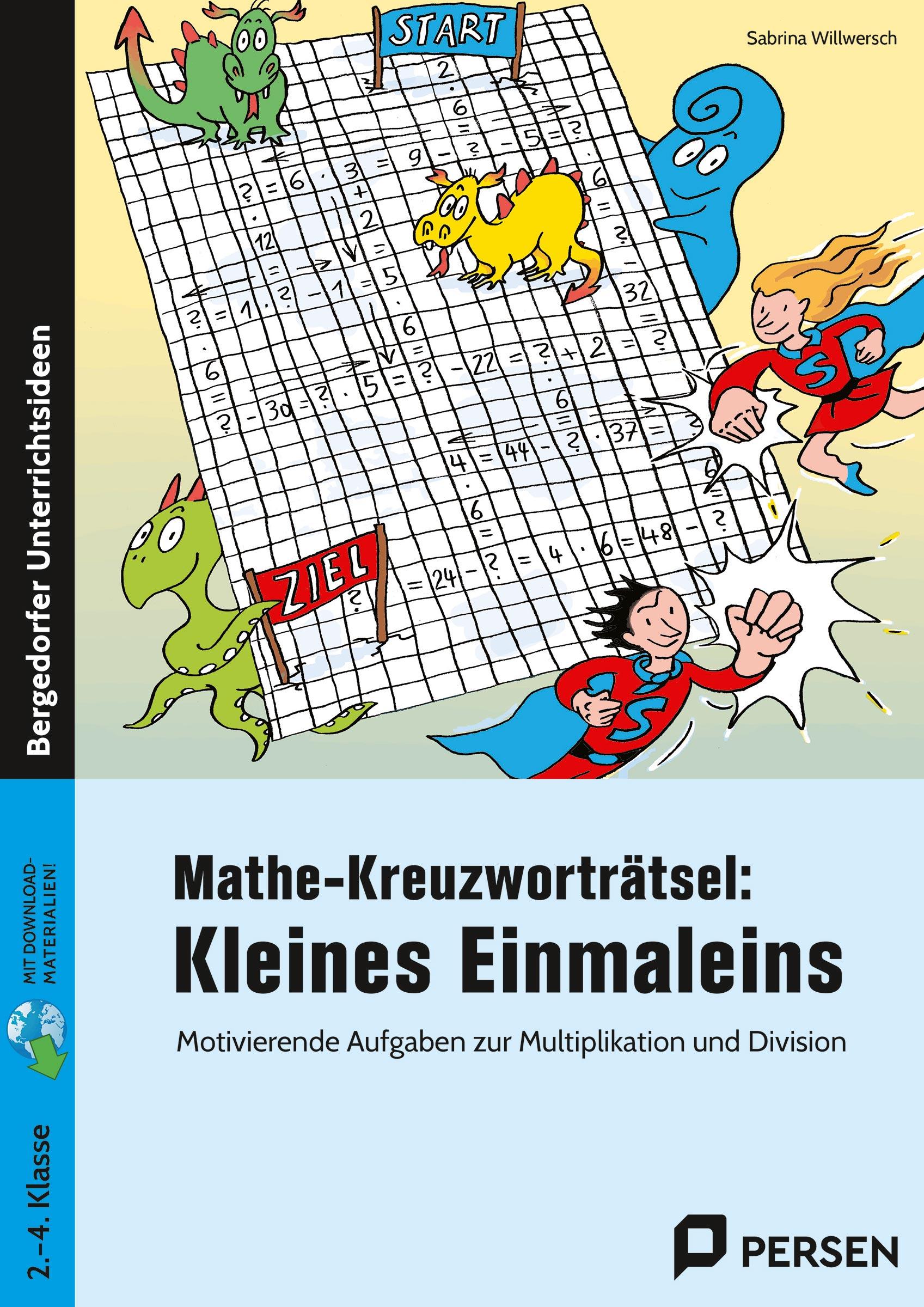 Cover: 9783403212478 | Mathe-Kreuzworträtsel: Kleines Einmaleins | Sabrina Willwersch | 2025