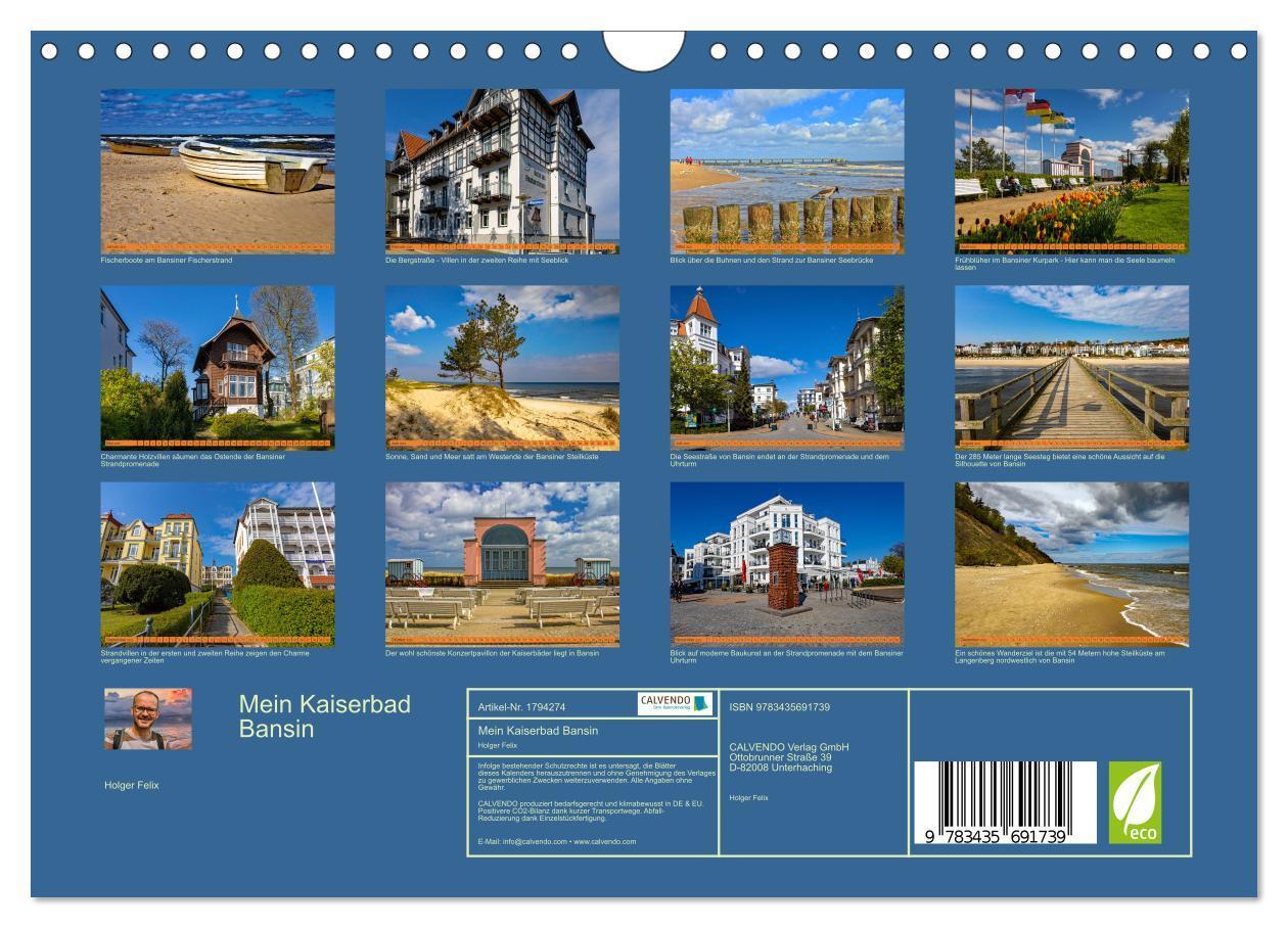 Bild: 9783435691739 | Mein Kaiserbad Bansin (Wandkalender 2025 DIN A4 quer), CALVENDO...