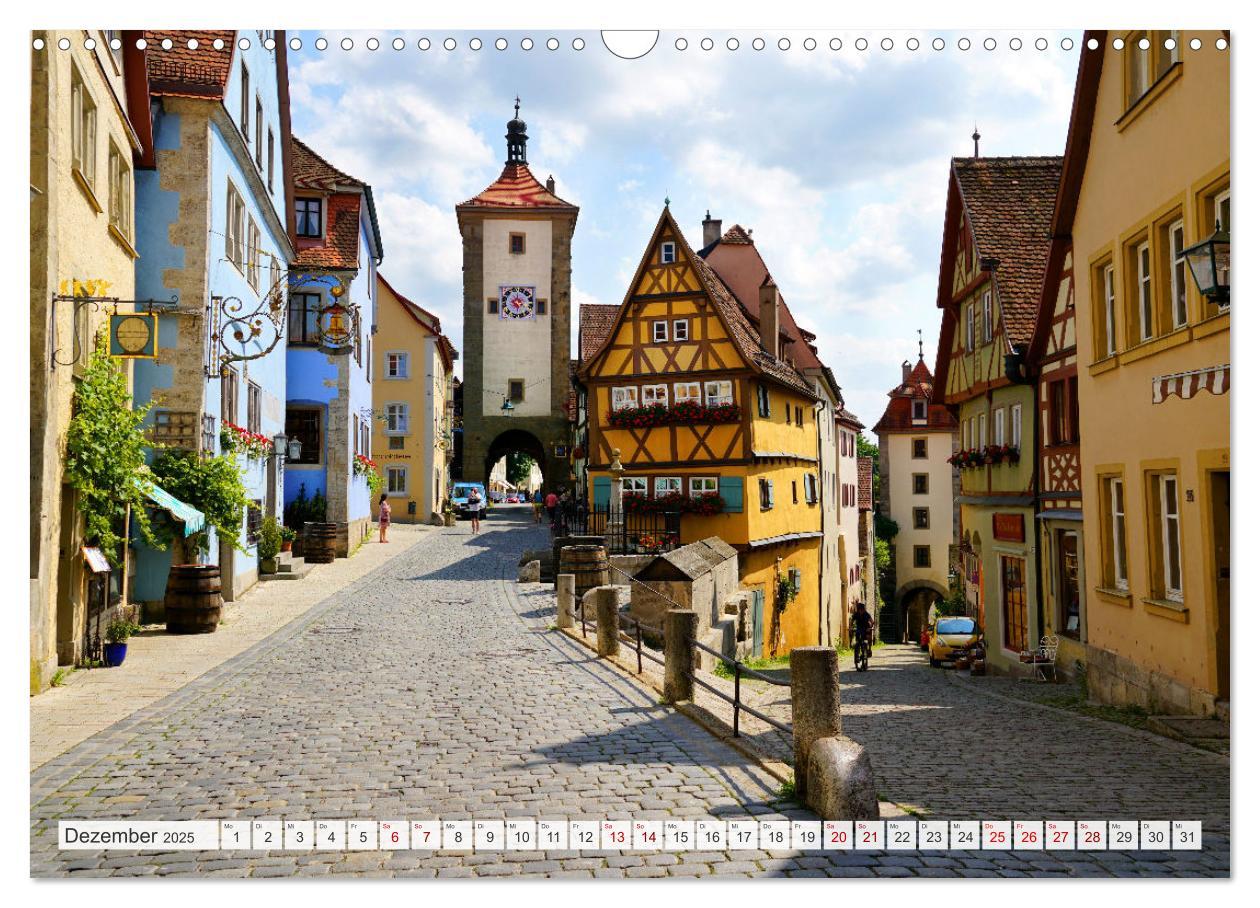 Bild: 9783435010134 | Rothenburg ob der Tauber. Sehenswürdigkeiten. (Wandkalender 2025...