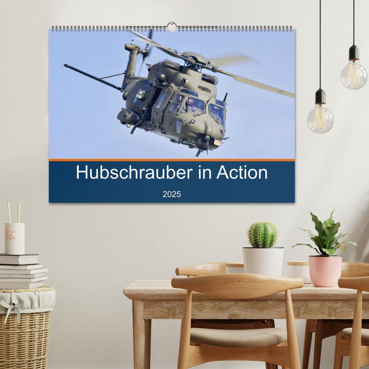 Bild: 9783435171644 | Hubschrauber in Action (Wandkalender 2025 DIN A2 quer), CALVENDO...