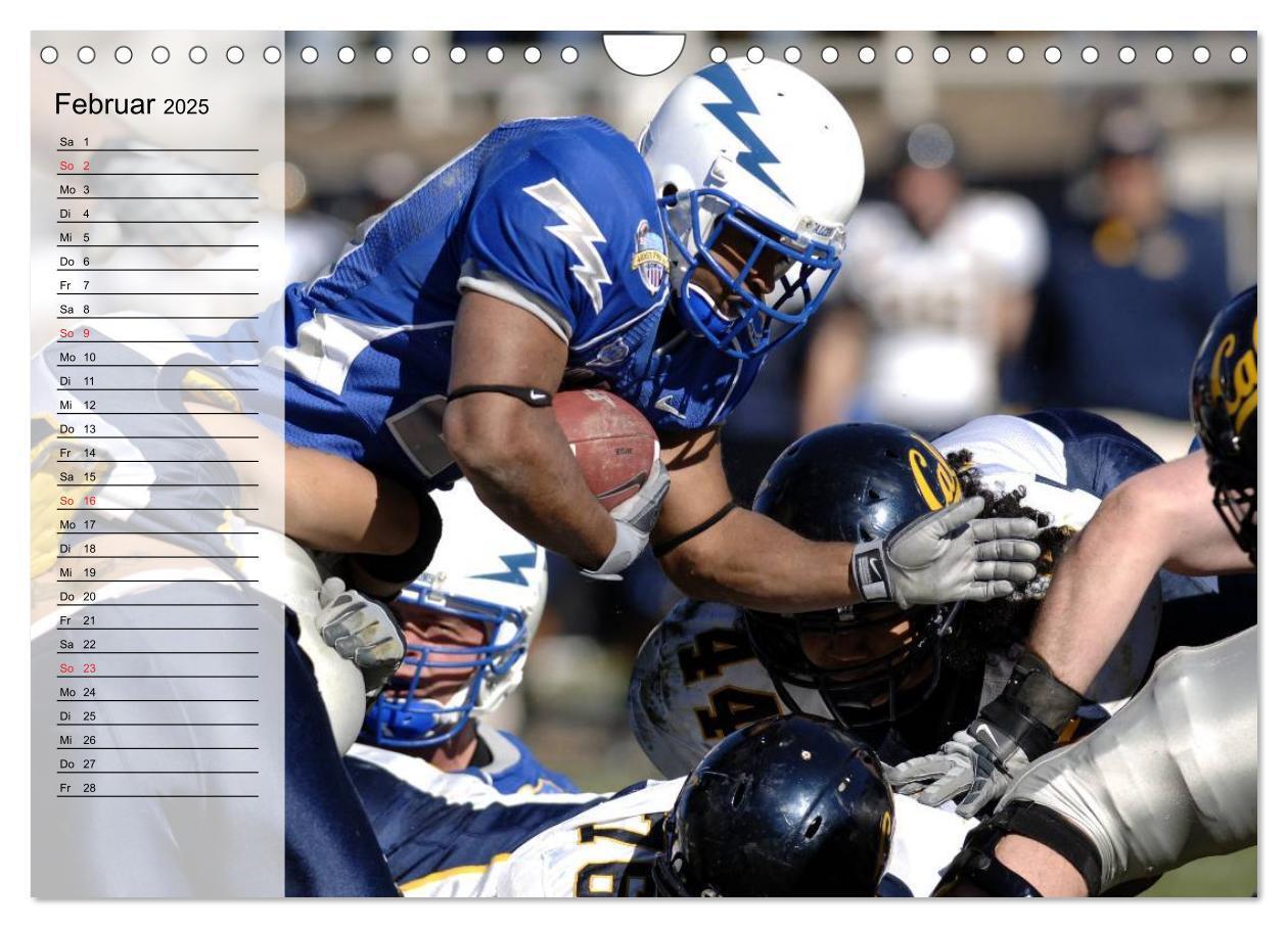 Bild: 9783435552221 | Sport. American Football (Wandkalender 2025 DIN A4 quer), CALVENDO...