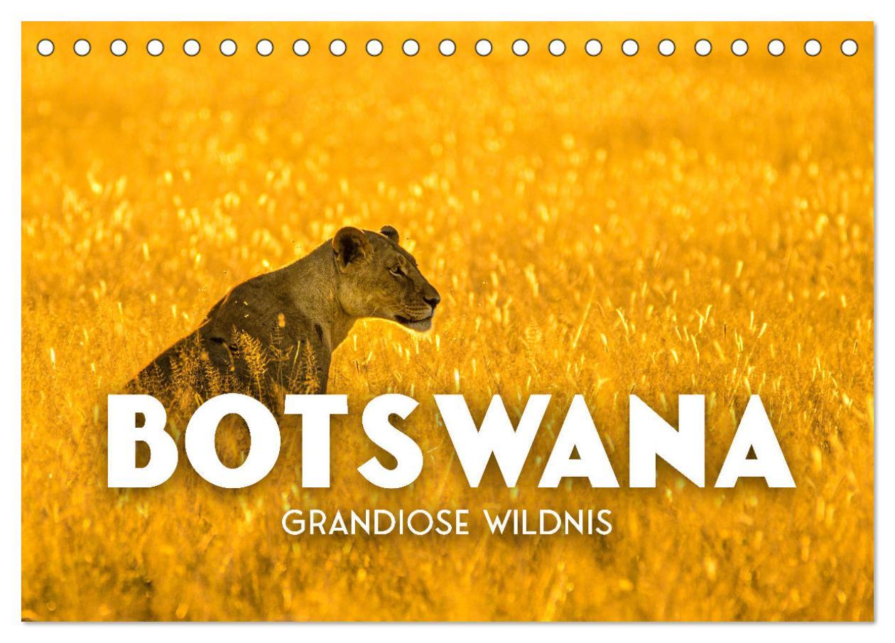 Cover: 9783383956713 | Botswana - Grandiose Wildnis (Tischkalender 2025 DIN A5 quer),...