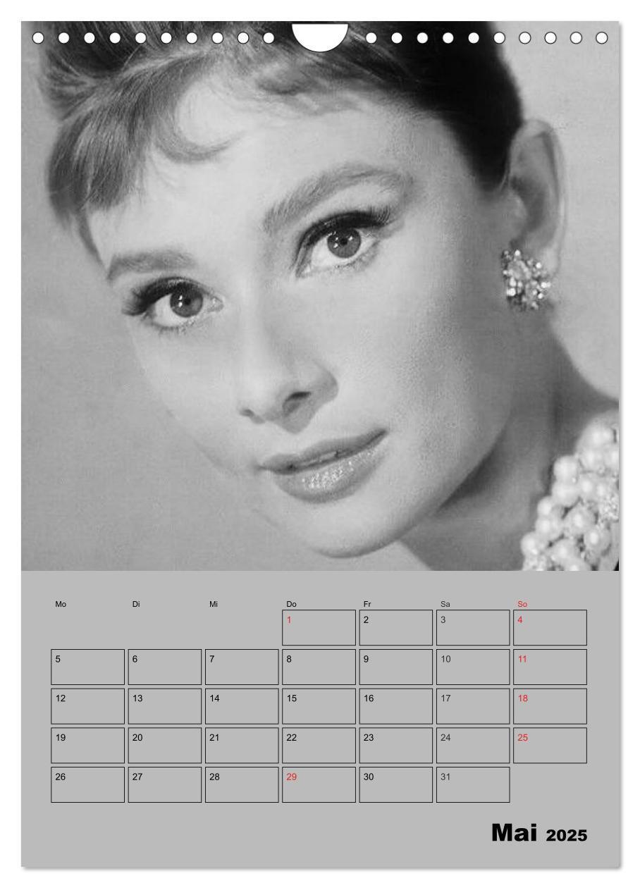 Bild: 9783457023938 | Hollywood-Diva. Audrey Hepburn (Wandkalender 2025 DIN A4 hoch),...