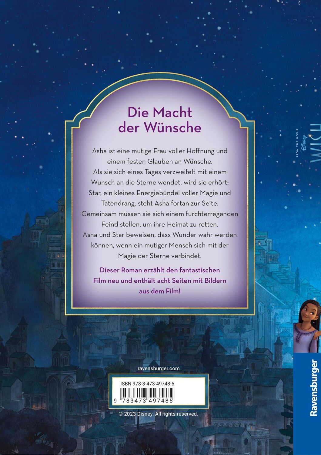 Rückseite: 9783473497485 | Disney Wish: Der Roman zum Film | The Walt Disney Company | Buch