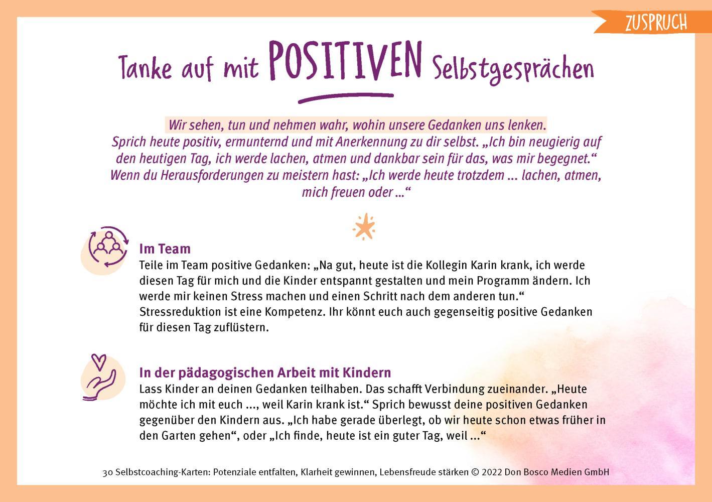 Bild: 4260694920411 | 30 Selbstcoaching-Karten: Potenziale entfalten, Klarheit gewinnen,...