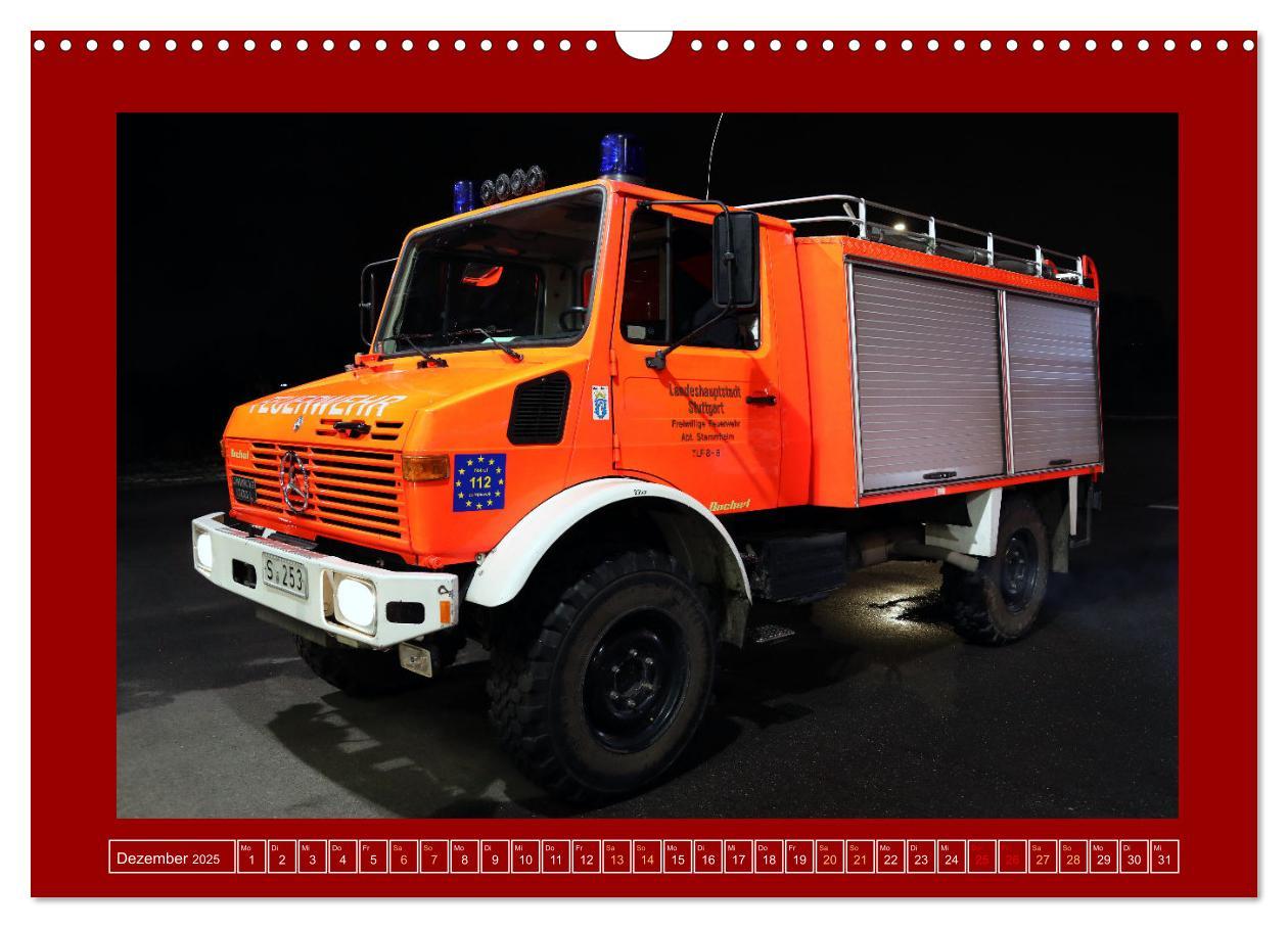 Bild: 9783457225417 | Unimog bei der Feuerwehr (Wandkalender 2025 DIN A3 quer), CALVENDO...