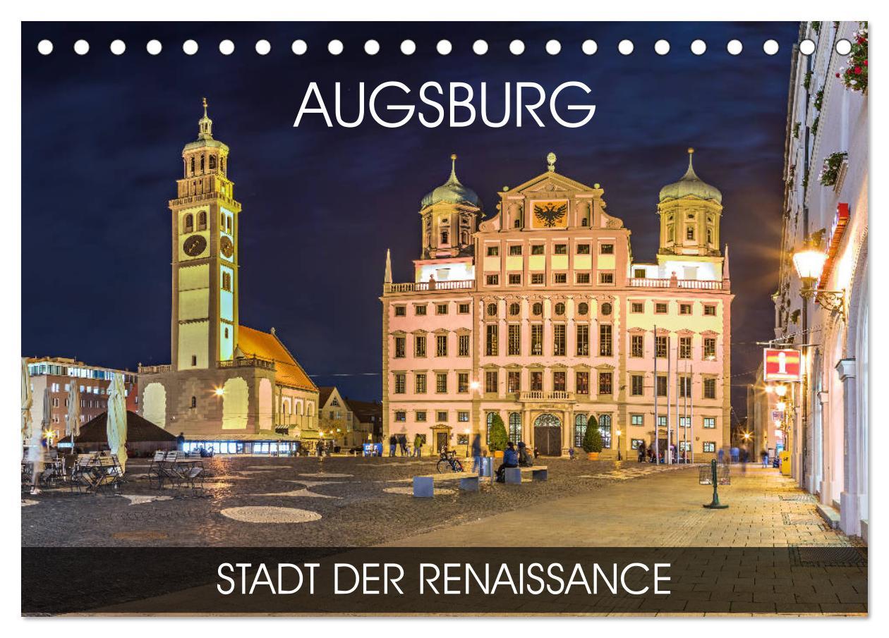 Cover: 9783435238071 | Augsburg - Stadt der Renaissance (Tischkalender 2025 DIN A5 quer),...