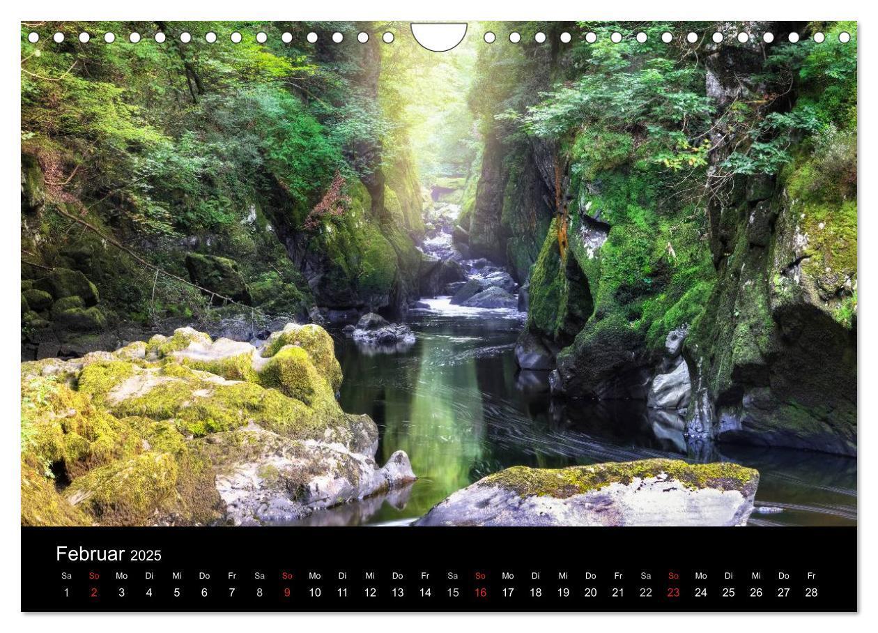 Bild: 9783435545094 | Wales (Wandkalender 2025 DIN A4 quer), CALVENDO Monatskalender | Kruse