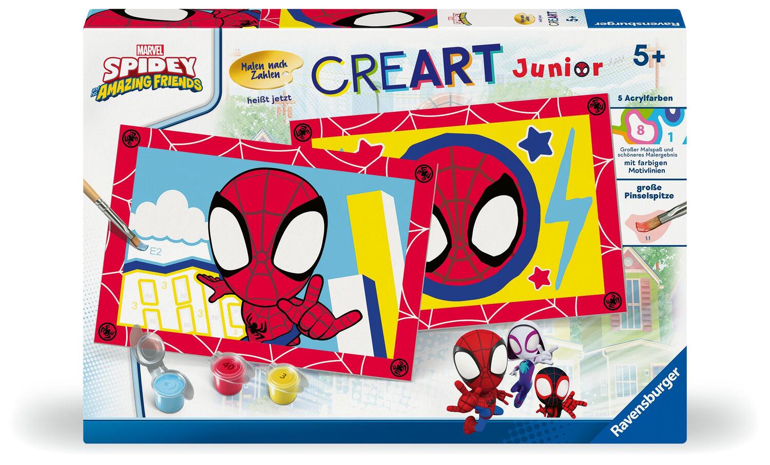 Cover: 4005556239498 | Ravensburger CreArt - Malen nach Zahlen 23949 - Spidey - Kinder 5-7...