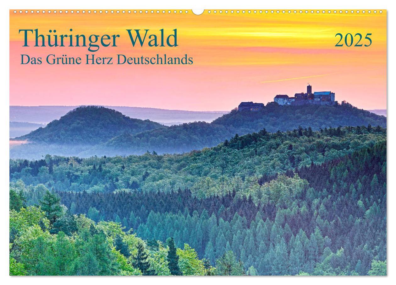 Cover: 9783435195602 | Thüringer Wald Das Grüne Herz Deutschlands (Wandkalender 2025 DIN...