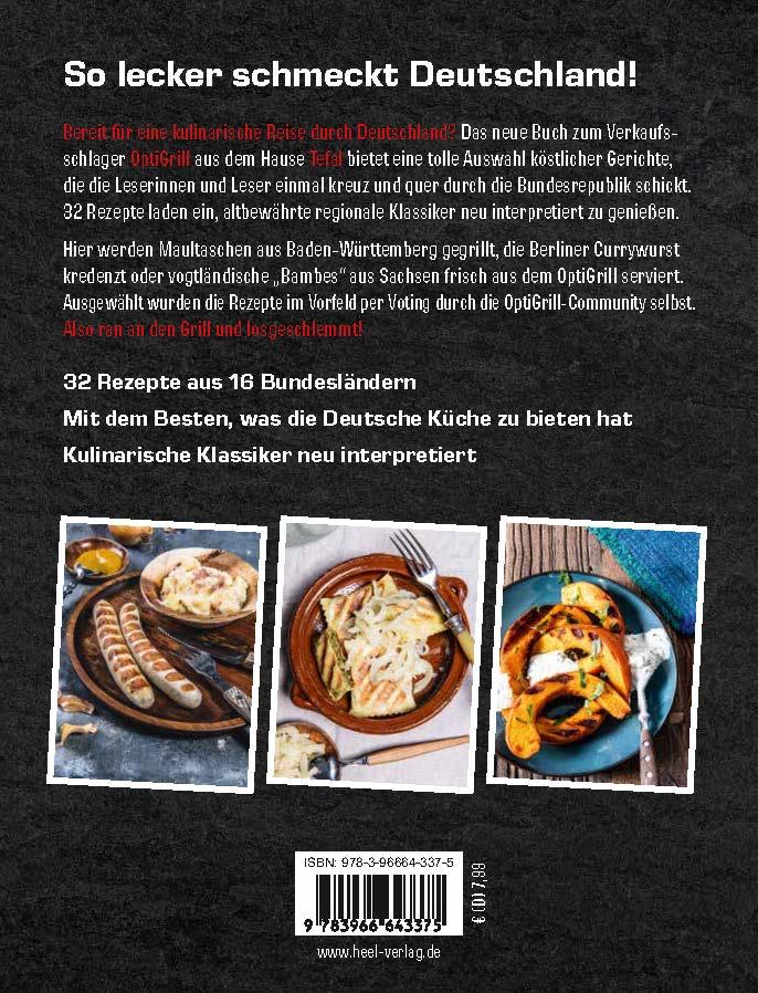 Rückseite: 9783966643375 | OPTImal Regional - Das Grillbuch für den OPTIgrill von Tefal | Buch