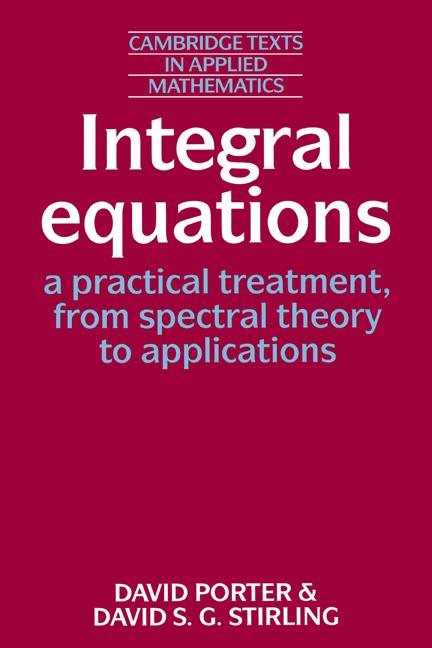 Cover: 9780521337427 | Integral Equations | David Porter (u. a.) | Taschenbuch | Englisch