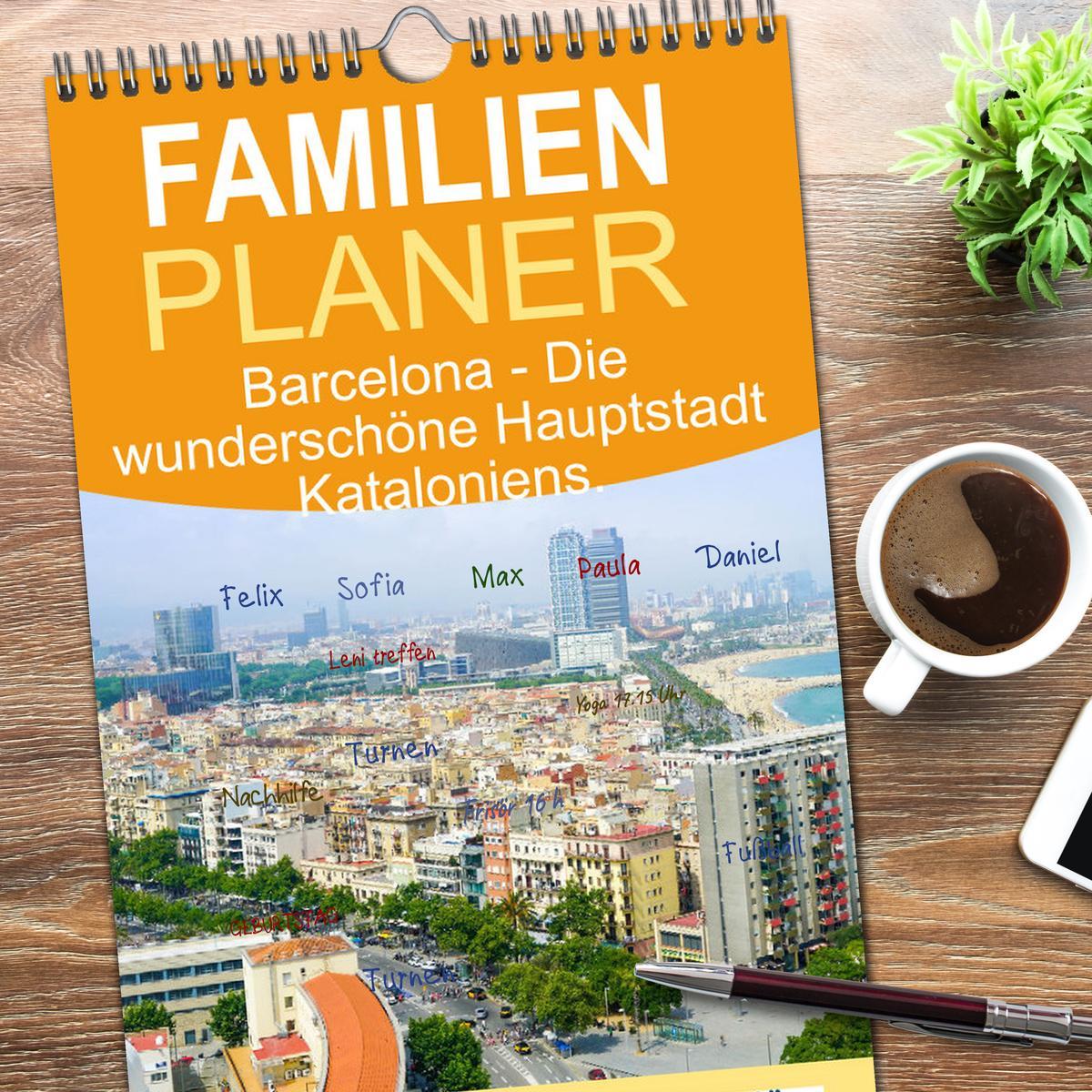 Bild: 9783457103944 | Familienplaner 2025 - Barcelona - Die wunderschöne Hauptstadt...