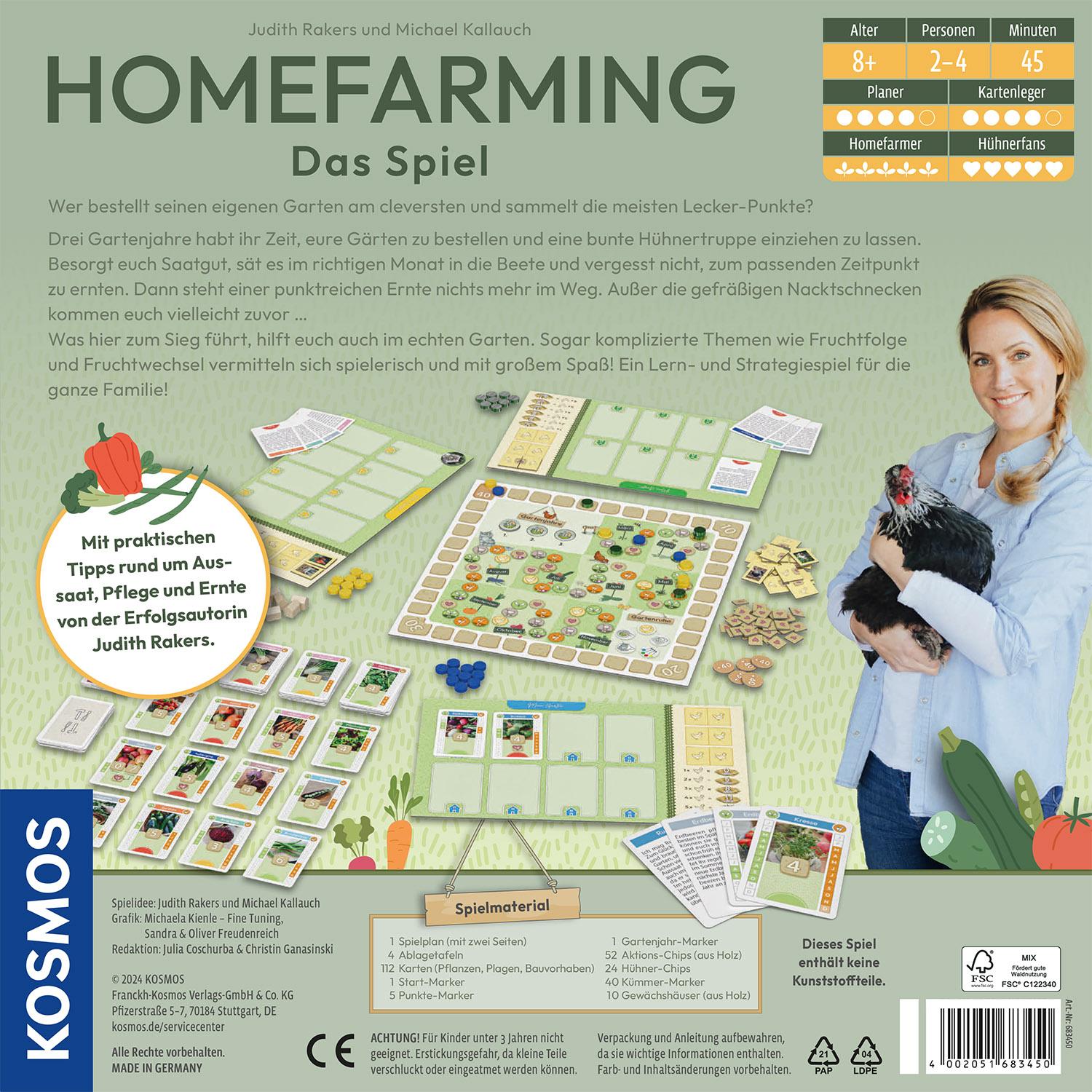 Rückseite: 4002051683450 | Homefarming - Das Brettspiel | Spiel | Judith Rakers (u. a.) | Spiel